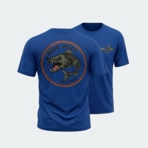 Hook Wear® Franken-Cast Striker Tee – Royal Blue