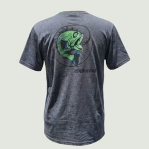 Hook Wear® Electric Striker Tee – Heather Charcoal