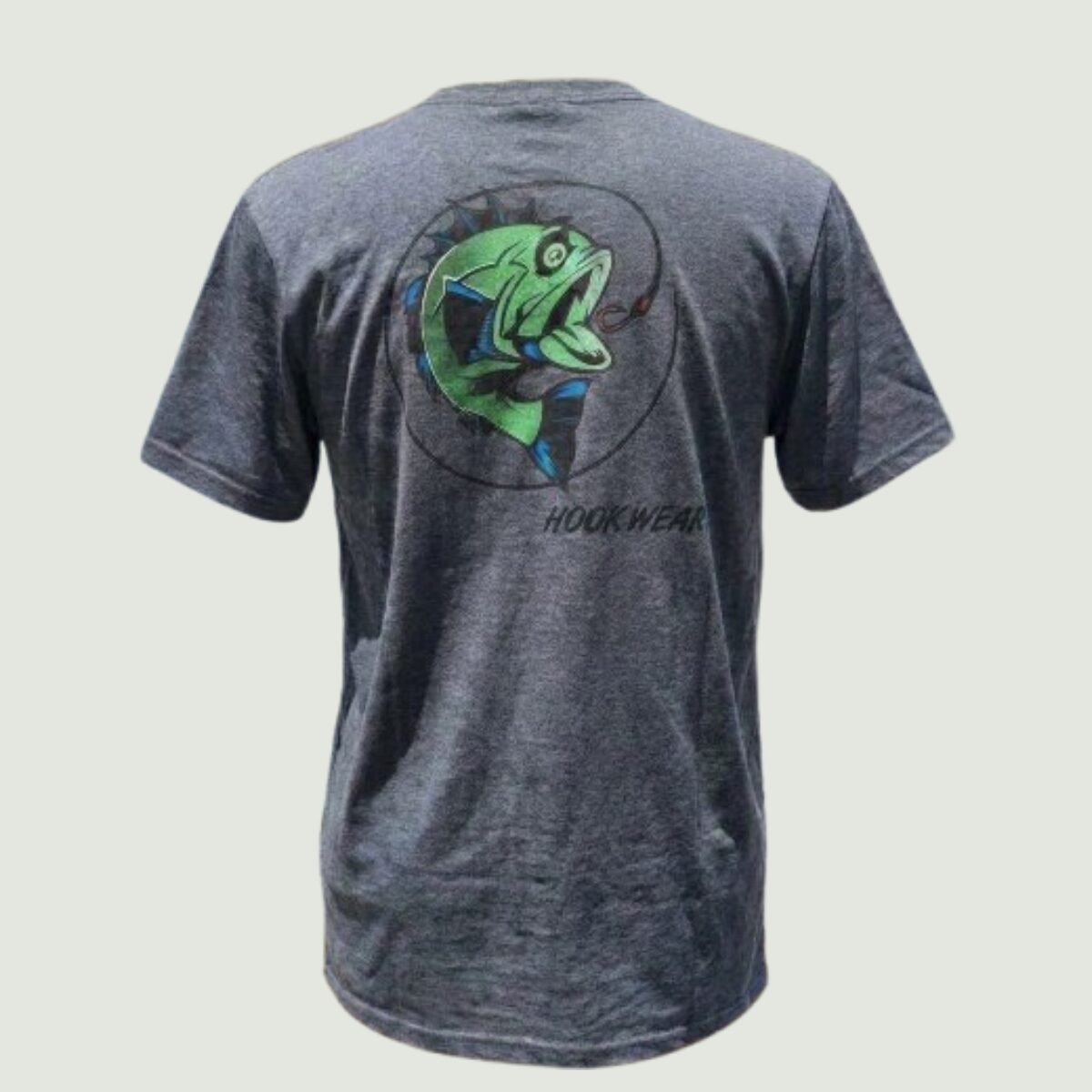 Hook Wear® Electric Striker Tee – Heather Charcoal