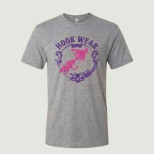 Women's Hook Wear® Ornate Fly Tee – Athletic Heather