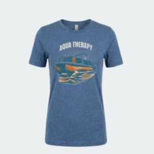 Women's Hook Wear® Aqua Therapy Tee-Denim