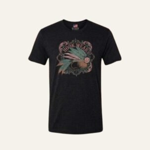Women's Hook Wear® Siren Fly Tee – Heather Charcoal