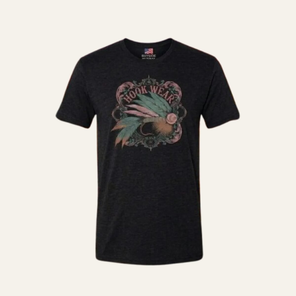 Women's Hook Wear® Siren Fly Tee – Heather Charcoal